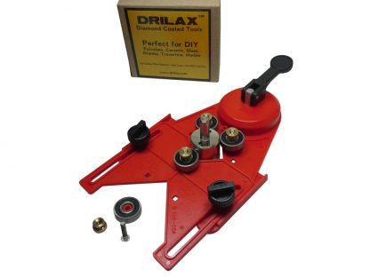 Drilax Diamond Hole Saw Guide 1/8 inch to 3 1/4 inch inches Tools and Accessories Diamond Hole Saws, Diamond Drill Bits, and Tools