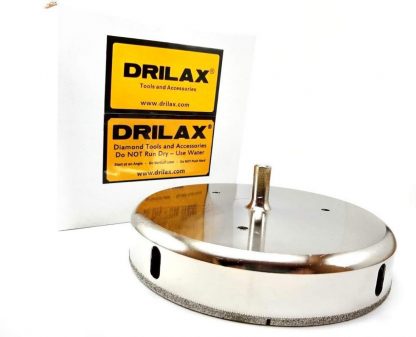 Drilax 6-5/8 inch Diamond Hole Saw for Commercial Drain Installation Diamond File Sets Diamond Hole Saws, Diamond Drill Bits, and Tools