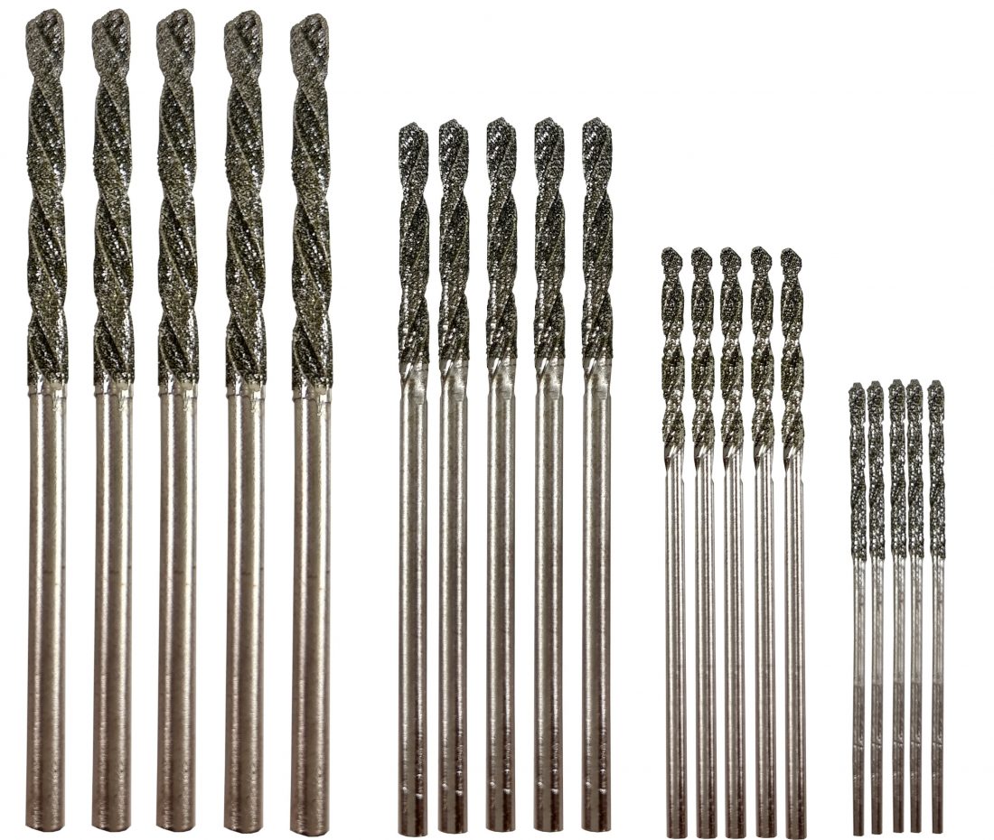 20PC #10 DOUBLE END DRILL BITS FULL GROUNDED 