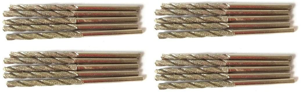 Details about   20Pcs Diamond Coated 1.8 mm 2# Lapidary Drill Hole Needle Solid Bits