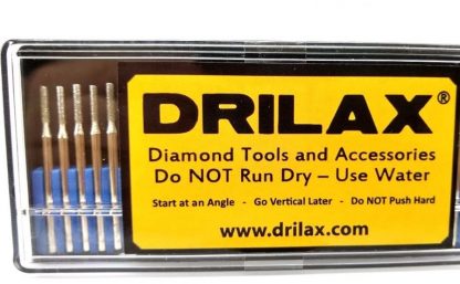 30 pcs Set 2mm Diamond Burr Drill Bit Case 1mm to 3mm Diamond Drill Bits for Crafts Diamond Hole Saws, Diamond Drill Bits, and Tools