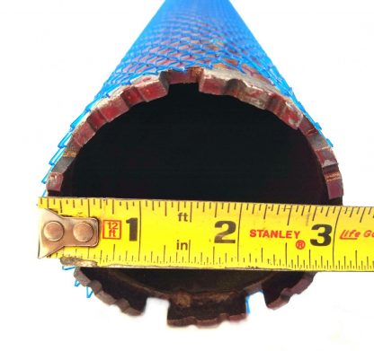 Drilax 3 inch Diamond Core Hole Saw Concrete Brick Block Cutter 14 inch Long 1-1/4″-7 Threaded Diamond Hole Saws, Diamond Drill Bits, and Tools