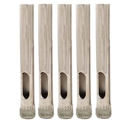 Drilax Diamond Drill Bit 1/4 Inch Ceramic Porcelain Tile Glass Bottle Granite Hole Saw 0.25 inch Five Pack Diamond Hole Saw Sets Diamond Hole Saws, Diamond Drill Bits, and Tools