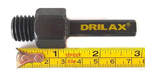 Stadea Core Drill Bit Adapter for Diamond Core Bit 3/8" Triangle to 5/8" Male 